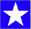 5-pointed star on ultramarine